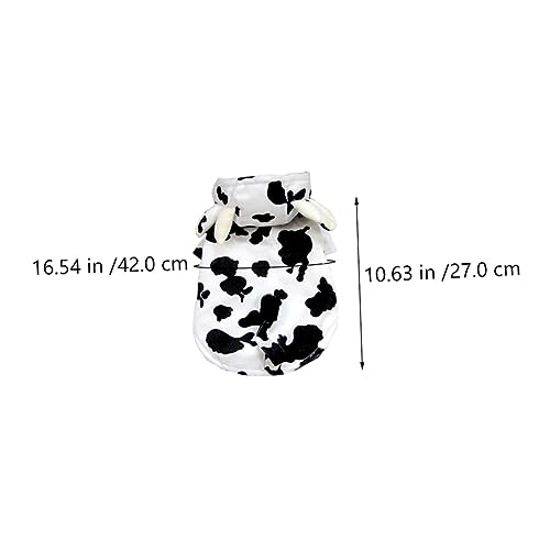 Disfraz de vaca para perros talla M YARNOW miniatura 7