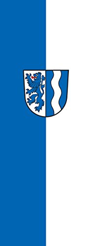 Bannière verticale Drapeau Wutach de 6m² au format portrait 400x150cm