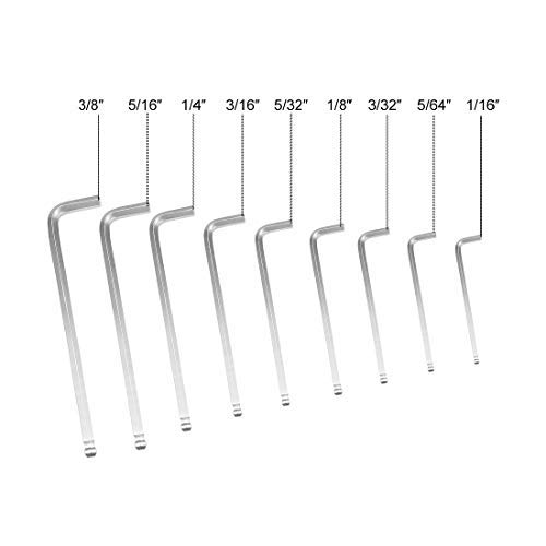 Edward Tools Inbusschlüssel-Set 9-teilig – Mit Kugelende Für Enge Räume