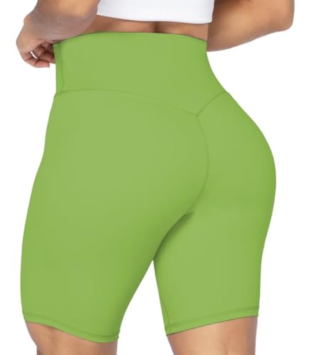 Image of Sunzel No Front Seam High Waist Biker Shorts for Women, Squat Proof Yoga Workout Gym Bike Shorts | 3, 5 Or 8-Inch Inseam, High Waisted, Tummy Control, No Front Seam, Buttery Soft, Compression Fit, Squat Proof