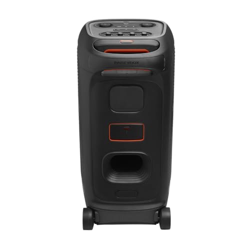 Image of JBL PartyBox Stage 320 Portable Party Speaker with Wireless Two Microphone System (Black)