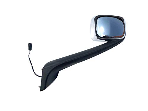Replacement Chrome Hood Mirror Driver Left Side Fit Freightliner Cascadia 2018-onward