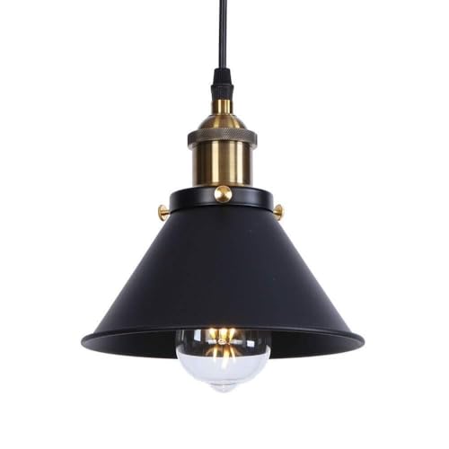 Abat-jour vintage E27 suspension luminaire industrielle rétro pour cuisine et maison