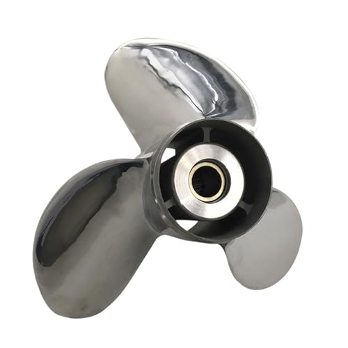Image of 150-300HP Boat Propeller for Outboard Motor 14 1 /2x19 Stainless Steel 15 Tooth Spline Engine Part T61A-45974-00-98