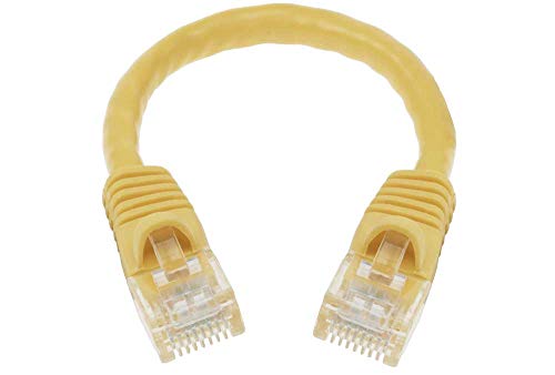 Cable Ethernet Cat 6 UTP 7ft RJ45 SF Cable amarillo miniatura 1