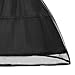 Women Petticoat Skirt Fashion Cosplay Underskirt for Birthday Party Supplies, Black, 45cm