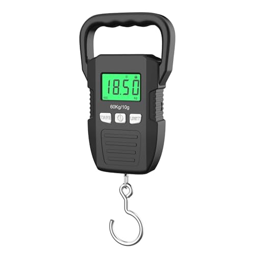 Balance numérique portable 60 kg pour bagages et pêche avec batterie rechargeable