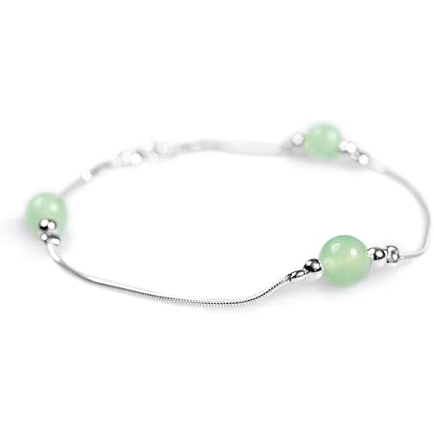 HENRYKA 925 Sterling Silver Aventurine Bracelet Cover