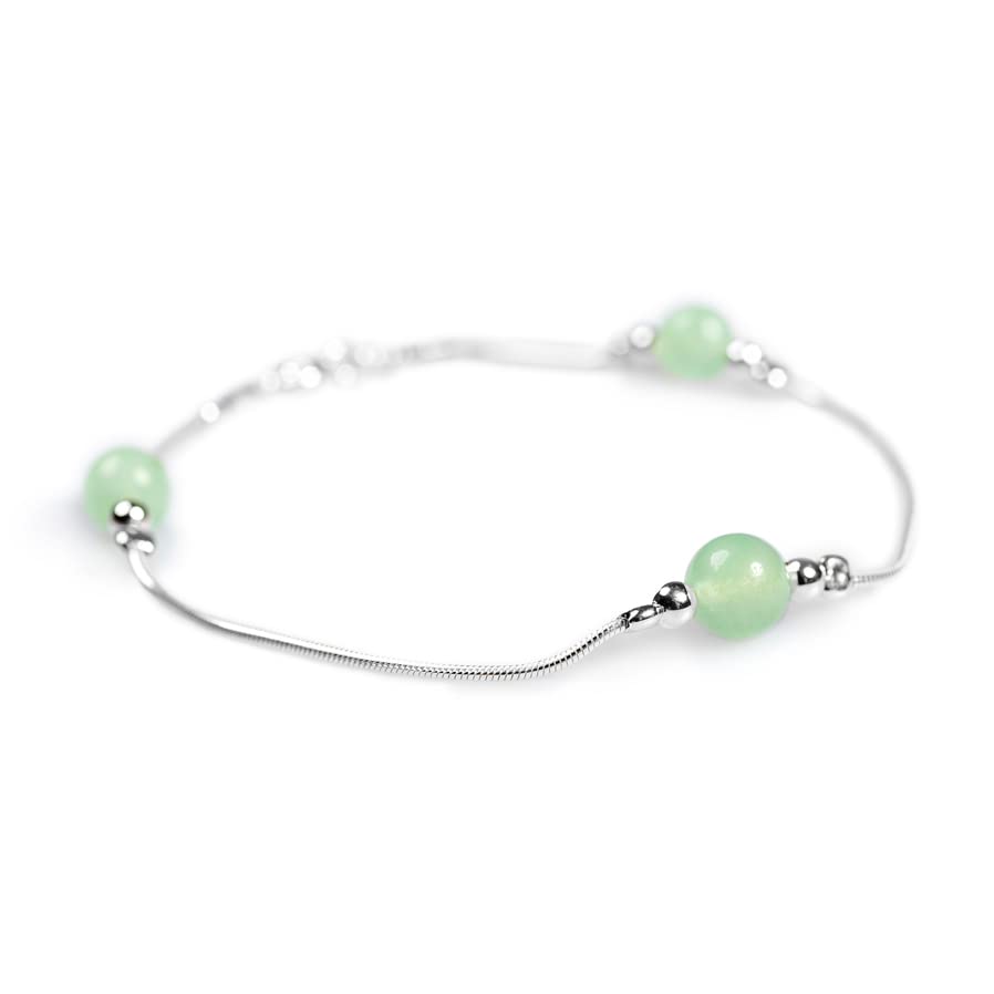 Bracelet en argent 925 et aventurine : le bijou idéal pour votre quotidien