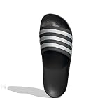 adidas Kobiety Adilette Aqua Slides Sandal, core black/silver met./silver met., 37 EU