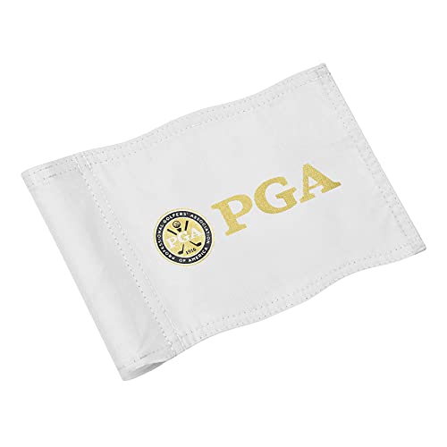 Golf Flag Mini, 8×6 Inch, Dual-Layer Silk-Printed, Fade-Resistant 420D Nylon, Tube Insert, Ideal for Backyard Practice Putting Green