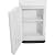 Top Loading Water Dispenser, 550W Hot & 75W Cold & Warm Water Dispenser, 5 Gallons Floor Standing Water Dispenser with 2-Tier Locker and Child Safety Lock, Water Dispenser for Living Room Bedroom