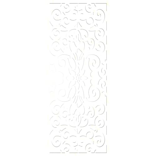 Image of Buel Decorative Pierced Fretwork Wood Wall Panels, 17 3 /8 inchW x 44 3 /8 inchH x 3 /8 inchT, Birch