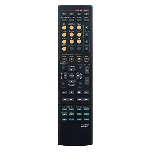 Beyution RAV312 WJ40940EX Replace Remote Control Fit for Yamaha RX-V361 HTR-6030 DSP-AX361 Home Theater AV Receiver