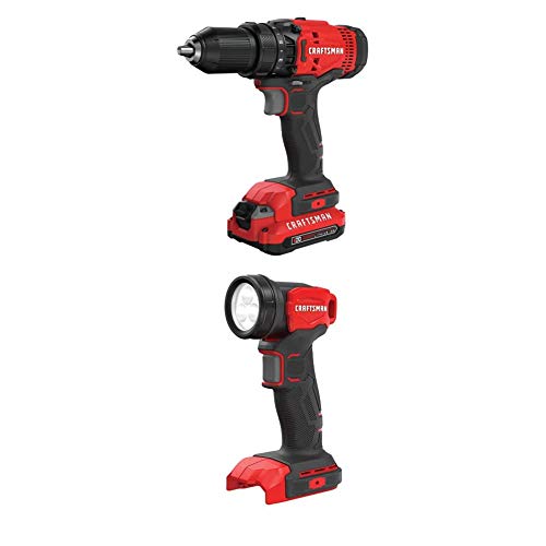 CRAFTSMAN V20 Cordless DrillDriver Kit with EXTRA Lithium Ion Battery 2.0-Amp Hour CMCD700C1 & CMCB202 product thumbnail 6