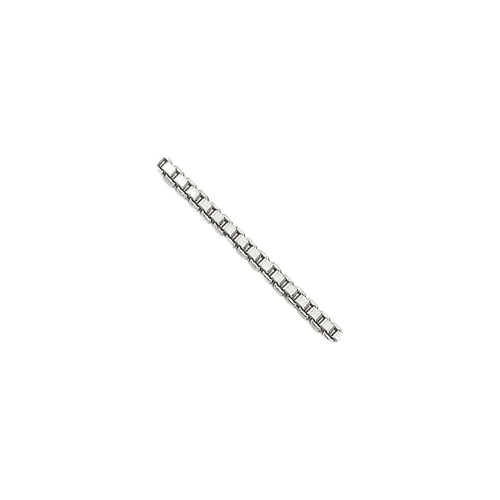 Lex & Lu Sterling Silver .8mm Box Chain Necklace or Bracelet