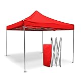 ANDROMEDA INC. Carpa Toldo 3x3 Reforzado Plegable Impermeable Facil Armado Y Transporte | para Jardín Casa Exterior Uso...