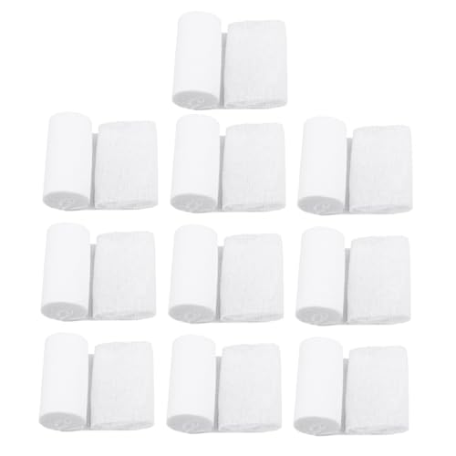 10 rollos de gasa conformable 8x600cm, vendaje desechable para primeros auxilios para entrenamiento y uso de emergencia miniatura 1