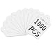 RonXer Clothing Tags Unstrung,1000 Pcs Price Tags,1.75 x 1.1 Inches,White Marking Tags for Tagging Clothes