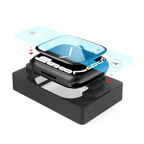 Image of amazon basics Pro Protection Screen Protector for Apple Watch 9 (45mm) with Self Aligning Applicator - (Pack of 1)