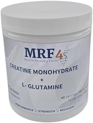 Creatine Monohydrate Plus L-Glutamine Powder Supplement