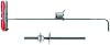Fischer DUOTEC 12 Plasterboard Dowels with M6 Metric Screw, Anchor Fixing for High Loads on Panels and Plates, 12 mm Hole with Screw 544597, Grey
