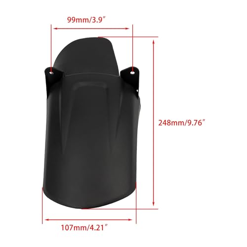 Garde-boue arrière haute résistance pour moto Light Bee S X - 2