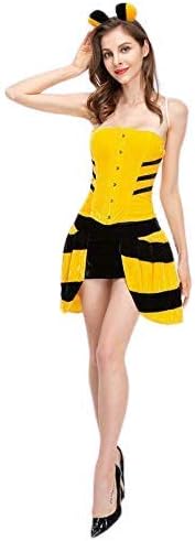 Amazon ティンカーベル 大人用 ミツバチの精霊 コスプレ衣装 精霊 ガールズ 羽付 ロングドレス コスチューム レディース ワンピース 並行輸入品 コスプレ 仮装 通販