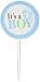 Wilton 2113-0858 Cupcake Picks, Baby Boy It's a Boy, 24-Pack