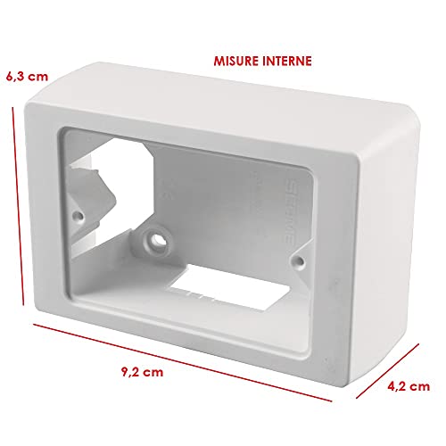 Poly Pool PP0273 Rechteckige Wandbox Innenmaß 92x63x42,5mm