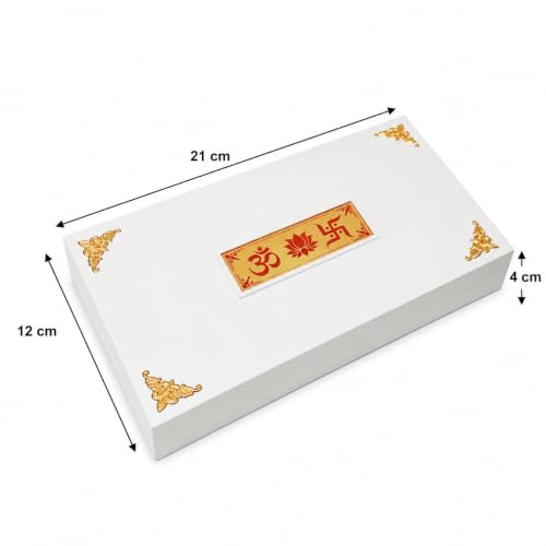 Image of ARNAVIRA Lakshmi Ganpati Sarawati Gold Plated Photo Frame with Tortoise Pocket Temple for Diwali Gift, House Warming Gifts, Return Gift Puja Box