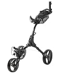 Cruiser CR-7 Golf Trolley – 3 Wheel Push Golf Cart, Compact Cube Fold Design, Easy Folding Mechanism, Sturdy Premium Build