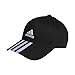 Produktbild adidas Unisex 3-Streifen Baseball Kappe aus Baumwolltwill Black/White Erwachsene (L/XL)