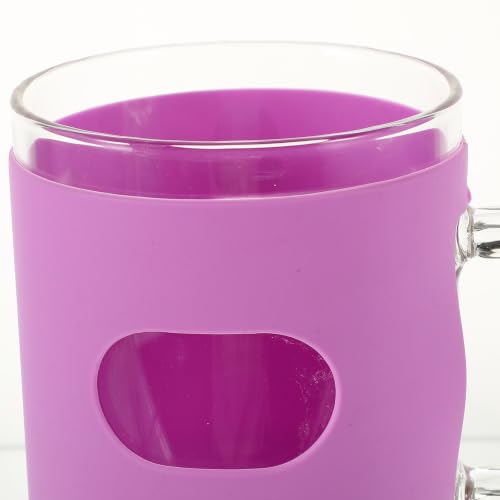 Vaso de vidrio de 32oz con tapa y pajita de gran capacidad para casa 6