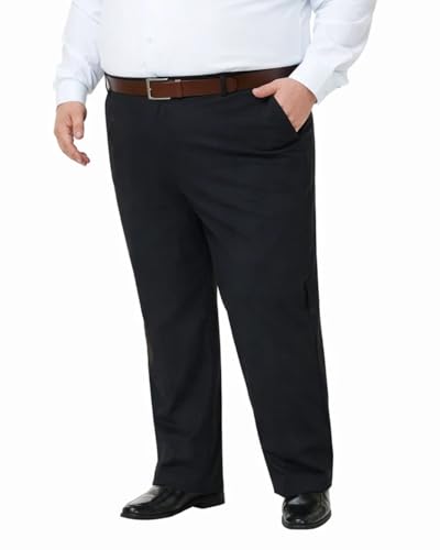 SNOWTEN Mens Big and Tall Golf Pants, Classic Fit Work Dress Pants 30' with Pockets, Stretch...