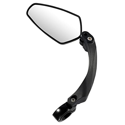 Bike Mirror Rotatable And Adjustable,Universal Bike Rear Mirror 360 Degrees Rotating Base Aluminum Alloy Bicycle Rear View Wide Angle Mirror For Cycling Black Left #TOP7