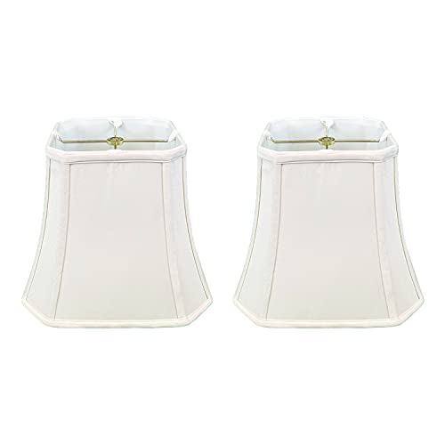 Royal Designs Square Cut Corner Bell lampshade (16 Inch, White - 2 Pack) Royal Designs Square Cut Corner Bell lampshade (16 Inch, White - 2 Pack)