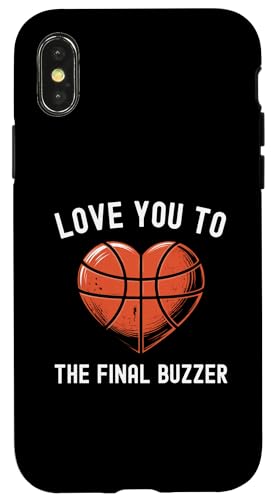 Love you to the Final Buzzer �ʔ����o�X�P�b�g�{�[���I�� �X�}�z�P�[�X iPhone X/XS �p