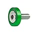 JCSUMRID 20 Pcs Engine Bay Dress Up Bolts Kits Fasteners Aluminum M6 Screws Bumper Fender Washers License Plate Frame Decor Bolts Accessories for Most Vehicle Motorcycles Cars Trucks(Green)