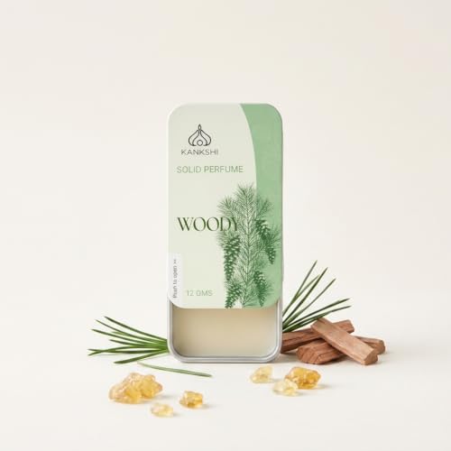 Image of Unisex Woody Solid Perfume Solid Perfume 12GM - Skin Friendly Pocket Size - Luxury Solid Perfume for Men & Women - Long Lasting Scent - Ideal for Travel & Daily Use