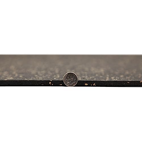 IncStores 1/4 Thick Tough Rubber Flooring Roll Flexible