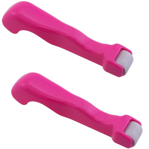 Rodillo para costura plástico magenta 2 piezas 122.5x16mm miniatura 1