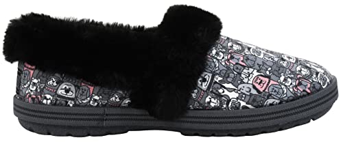 Skechers Skechers Women's Bobs Too Cozy- Snuggle Rovers Slipper Black/Grey 8.5