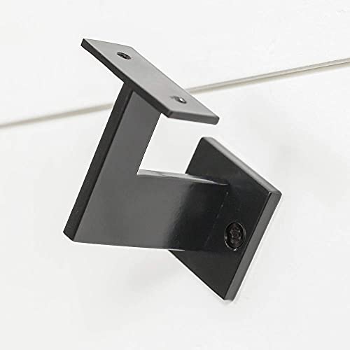 Linear Handrail Bracket - Contemporary Steel Stair Rail Black By Bold Mfg & Supply In Austin Tx #TOP2