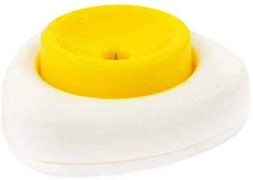Portauova con pungente per Uova con Serratura, fornello da Cucina semiautomatico per punzonatrici per Uova Bianco Giallo