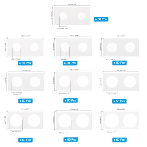 Paquete de 500 Fundas para Monedas en Cartón Blanco 2x2 miniatura 2