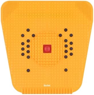 Acupressure Magnetic Pyramidal Foot Power Mat for stress and pain relief & blood circulation | Acupressure Mat | Foot Massager (Pack of 1) (Yellow)