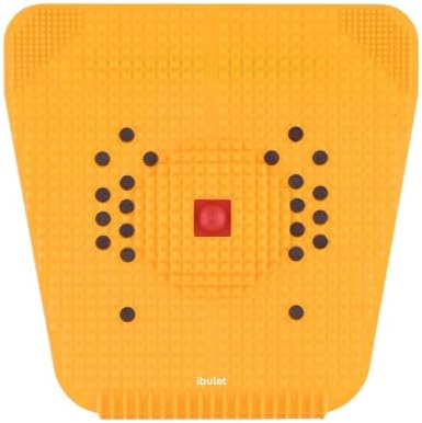 Acupressure Magnetic Pyramidal Foot Power Mat for stress and pain relief & blood circulation | Acupressure Mat | Foot Massager (Pack of 1) (Yellow)