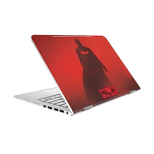 Autocollant vinyle HP Spectre Pro X360 G2 protection sticker Batman Pluie Rouge Neo-Noir