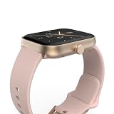Hama Smartwatch (kolorowy wyświetlacz 1,65", funkcja telefonu, WhatsApp, e-maile itp., asystent głosowy, wodoszczelny, monitor aktywności fizycznej z 100 dyscyplin sportowych + tętno, tlen we krwi,